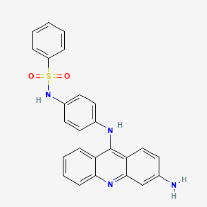 N-(4-((3-Amino-9-acridinyl)amino)phenyl)benzenesulfonamide