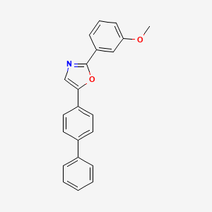 5-([1,1'-Biphenyl]-4-yl)-2-(3-methoxyphenyl)-1,3-oxazole