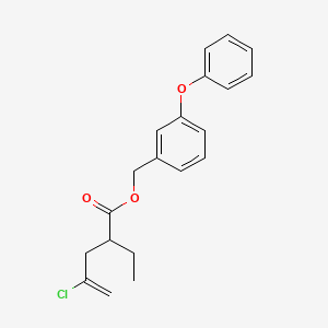 (3-Phenoxyphenyl)methyl 4-chloro-2-ethylpent-4-enoate