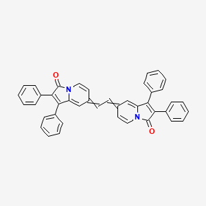 7,7'-(Ethane-1,2-diylidene)bis(1,2-diphenylindolizin-3(7H)-one)