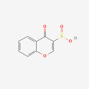 4H-1-Benzopyran-3-sulfinic acid, 4-oxo-