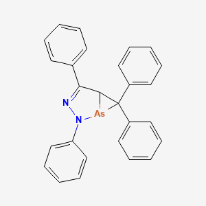 2,4,6,6-Tetraphenyl-2,3-diaza-1-arsabicyclo[3.1.0]hex-3-ene