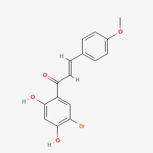 Acrylophenone, 5'-bromo-2',4'-dihydroxy-3-(p-methoxyphenyl)-