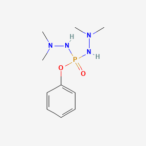 2-[(2,2-Dimethylhydrazinyl)-phenoxyphosphoryl]-1,1-dimethylhydrazine