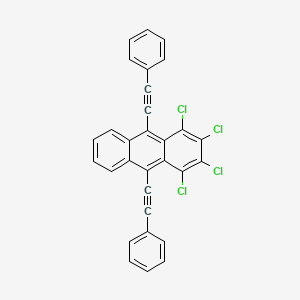 1,2,3,4-Tetrachloro-9,10-bis(phenylethynyl)anthracene