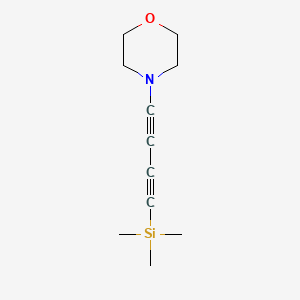 4-[4-(Trimethylsilyl)buta-1,3-diyn-1-yl]morpholine