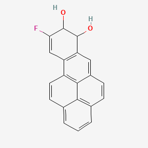 9-Fluoro-7,8-dihydrobenzo(a)pyrene-7,8-diol