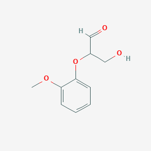 3-Hydroxy-2-(2-methoxyphenoxy)propanal