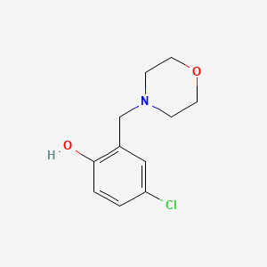 4-Chloro-2-(morpholin-4-ylmethyl)phenol