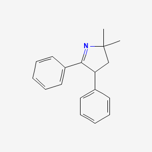 2,2-Dimethyl-4,5-diphenyl-3,4-dihydro-2H-pyrrole