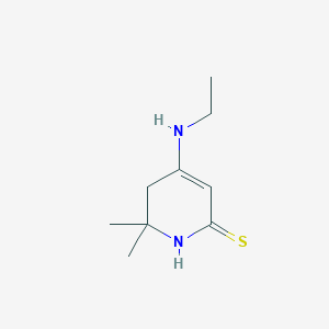 4-(Ethylamino)-6,6-dimethyl-5,6-dihydropyridine-2(1H)-thione