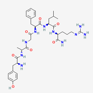 L-Tyrosyl-D-alanylglycyl-L-phenylalanyl-L-leucyl-N~5~-(diaminomethylidene)-L-ornithinamide