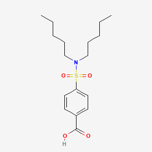 p-(Dipentylsulfamoyl)benzoic acid