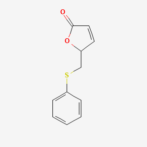 2(5H)-Furanone, 5-[(phenylthio)methyl]-