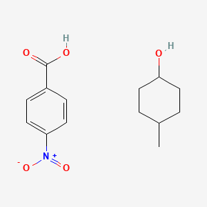 4-Methylcyclohexan-1-ol;4-nitrobenzoic acid