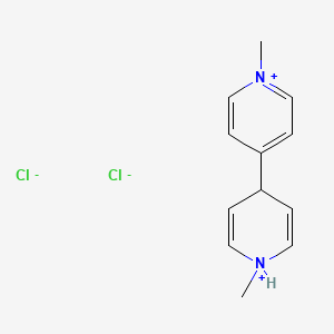 1-Methyl-4-(1-methyl-1,4-dihydropyridin-1-ium-4-yl)pyridin-1-ium;dichloride