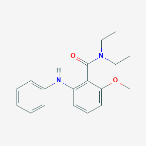 molecular formula C18H22N2O2 B15437650 2-Anilino-N,N-diethyl-6-methoxybenzamide CAS No. 83060-84-8