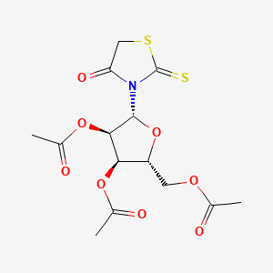 4-Thiazolidinone, 2-thioxo-3-(2,3,5-tri-O-acetyl-beta-D-ribofuranosyl)-