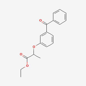 2-(m-Benzoylphenoxy)propionic acid ethyl ester