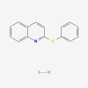 2-(Phenylthio)quinolinium iodide