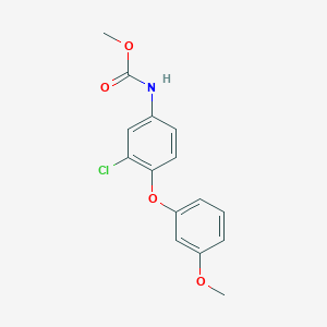 Methyl [3-chloro-4-(3-methoxyphenoxy)phenyl]carbamate