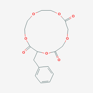 3-Benzyl-1,4,7,10,13-pentaoxacyclopentadecane-2,5,9-trione