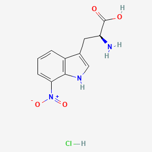 Tryptophan, 7-nitro-, hydrochloride, DL-