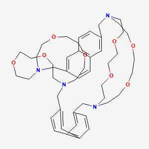 15,18,35,38,43,46,53,56-Octaoxa-1,12,21,32-tetrazaheptacyclo[30.8.8.812,21.13,7.16,10.123,27.126,30]hexaconta-3(60),4,6,8,10(59),23(50),24,26,28,30(49)-decaene