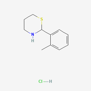 2H-1,3-Thiazine, tetrahydro-2-(o-tolyl)-, hydrochloride