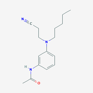 N-{3-[(2-Cyanoethyl)(pentyl)amino]phenyl}acetamide