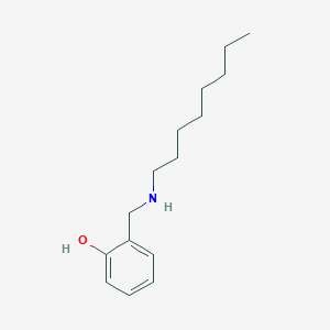 molecular formula C15H25NO B15438405 2-[(Octylamino)methyl]phenol CAS No. 79858-40-5