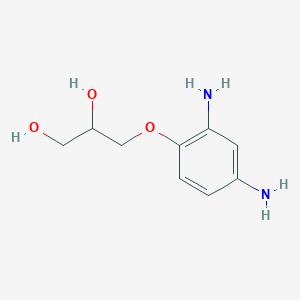 3-(2,4-Diaminophenoxy)propane-1,2-diol