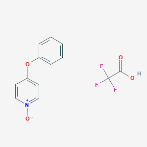 1-Oxido-4-phenoxypyridin-1-ium;2,2,2-trifluoroacetic acid