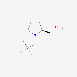 [(2S)-1-(2,2-Dimethylpropyl)pyrrolidin-2-yl]methanol