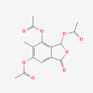 6-Methyl-3-oxo-1,3-dihydro-2-benzofuran-1,5,7-triyl triacetate