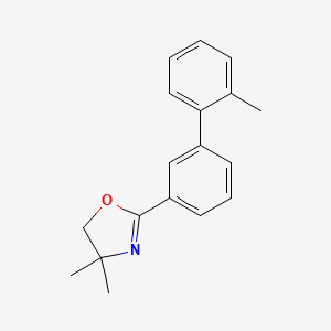 4,4-Dimethyl-2-(2'-methyl[1,1'-biphenyl]-3-yl)-4,5-dihydro-1,3-oxazole