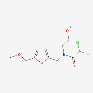 Acetamide, 2,2-dichloro-N-(2-hydroxyethyl)-N-((5-(methoxymethyl)-2-furanyl)methyl)-