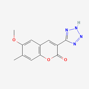 2H-1-Benzopyran-2-one, 6-methoxy-7-methyl-