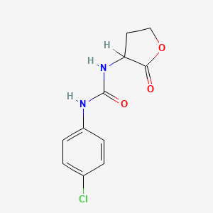 1-(p-Chlorophenyl)-3-(2-oxotetrahydro-3-furyl)urea