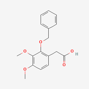 Benzeneacetic acid, 3,4-dimethoxy-2-(phenylmethoxy)-