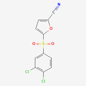 2-Furancarbonitrile, 5-((3,4-dichlorophenyl)sulfonyl)-