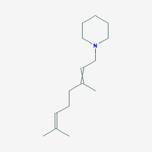 1-(3,7-Dimethylocta-2,6-dien-1-yl)piperidine