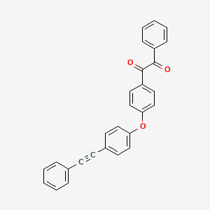 1-Phenyl-2-{4-[4-(phenylethynyl)phenoxy]phenyl}ethane-1,2-dione