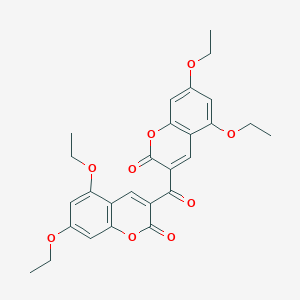 3,3'-Carbonylbis(5,7-diethoxy-2H-1-benzopyran-2-one)