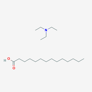 molecular formula C20H43NO2 B15438696 N,N-diethylethanamine;tetradecanoic acid CAS No. 73720-04-4