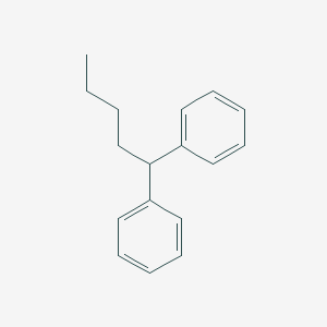 molecular formula C17H20 B154388 1,1-二苯基戊烷 CAS No. 1726-12-1