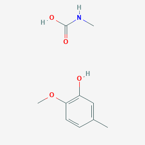 2-Methoxy-5-methylphenol;methylcarbamic acid