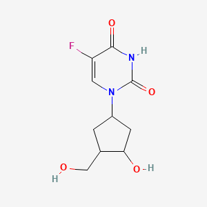 5-Fluoro-1-[3-hydroxy-4-(hydroxymethyl)cyclopentyl]pyrimidine-2,4-dione