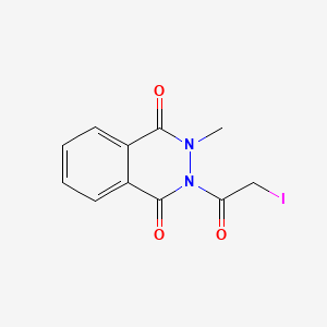 2-Iodoacetyl-3-methyl-1,4-phthalazinedione