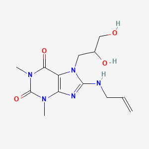 8-Allylamino-7-(2,3-dihydroxypropyl)theophylline